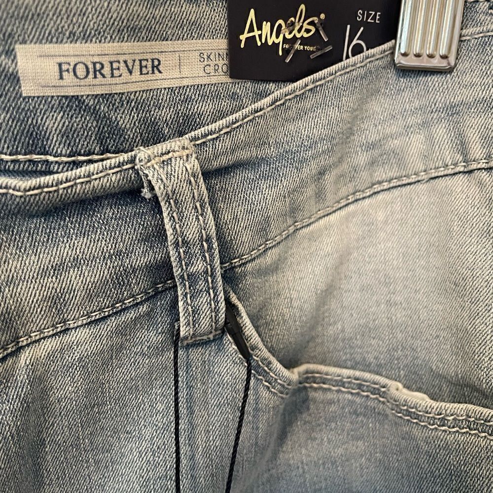 Angels Forever Skinny 16W Cropped Jeans - Picture 5 of 13